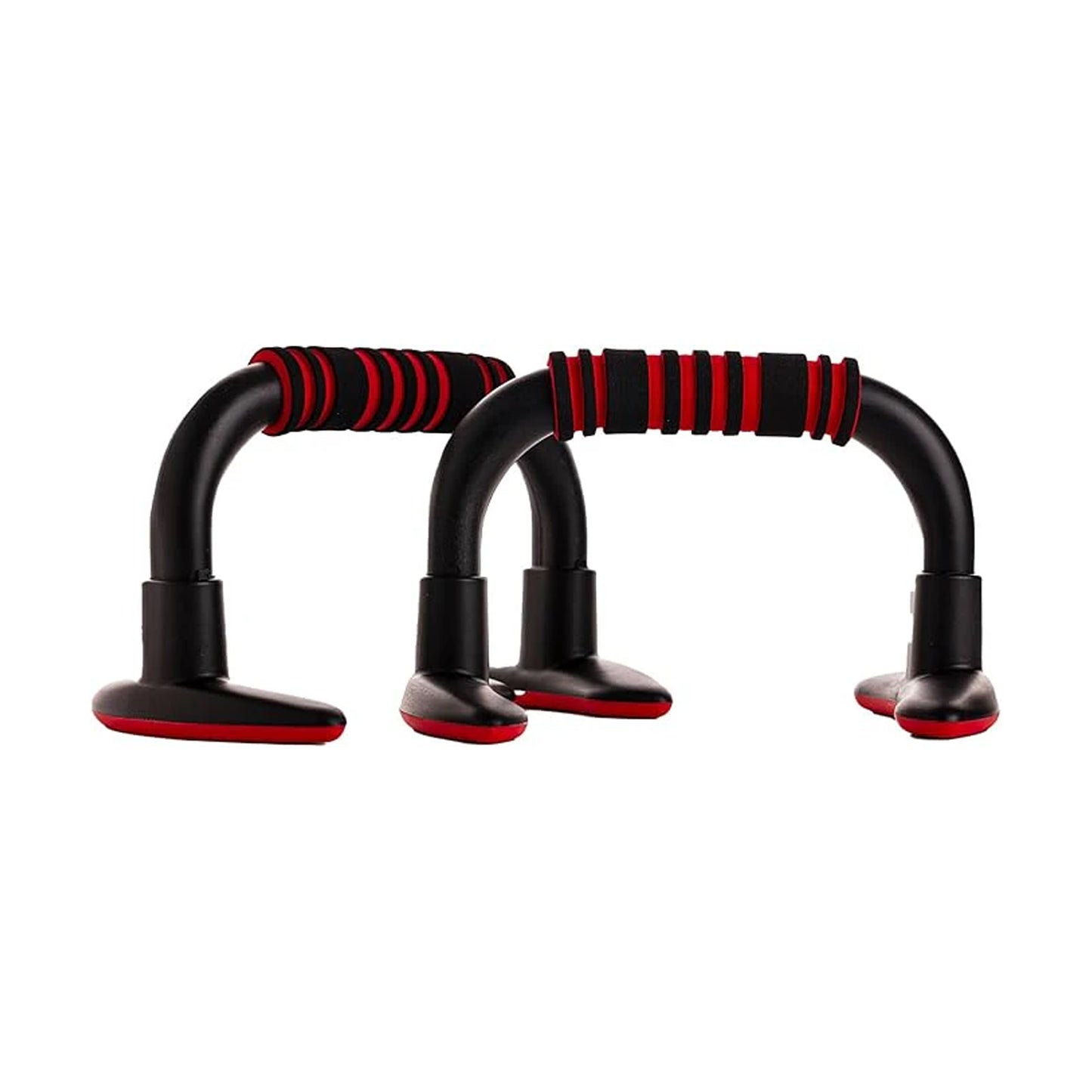 Endless EL1042 Push Up Stands With Foam Handle | Material : Steel, Plastic | For Upper Body Workouts with Comfortable Foam Grip and Non-Slip Bars and Less Wrist Strain