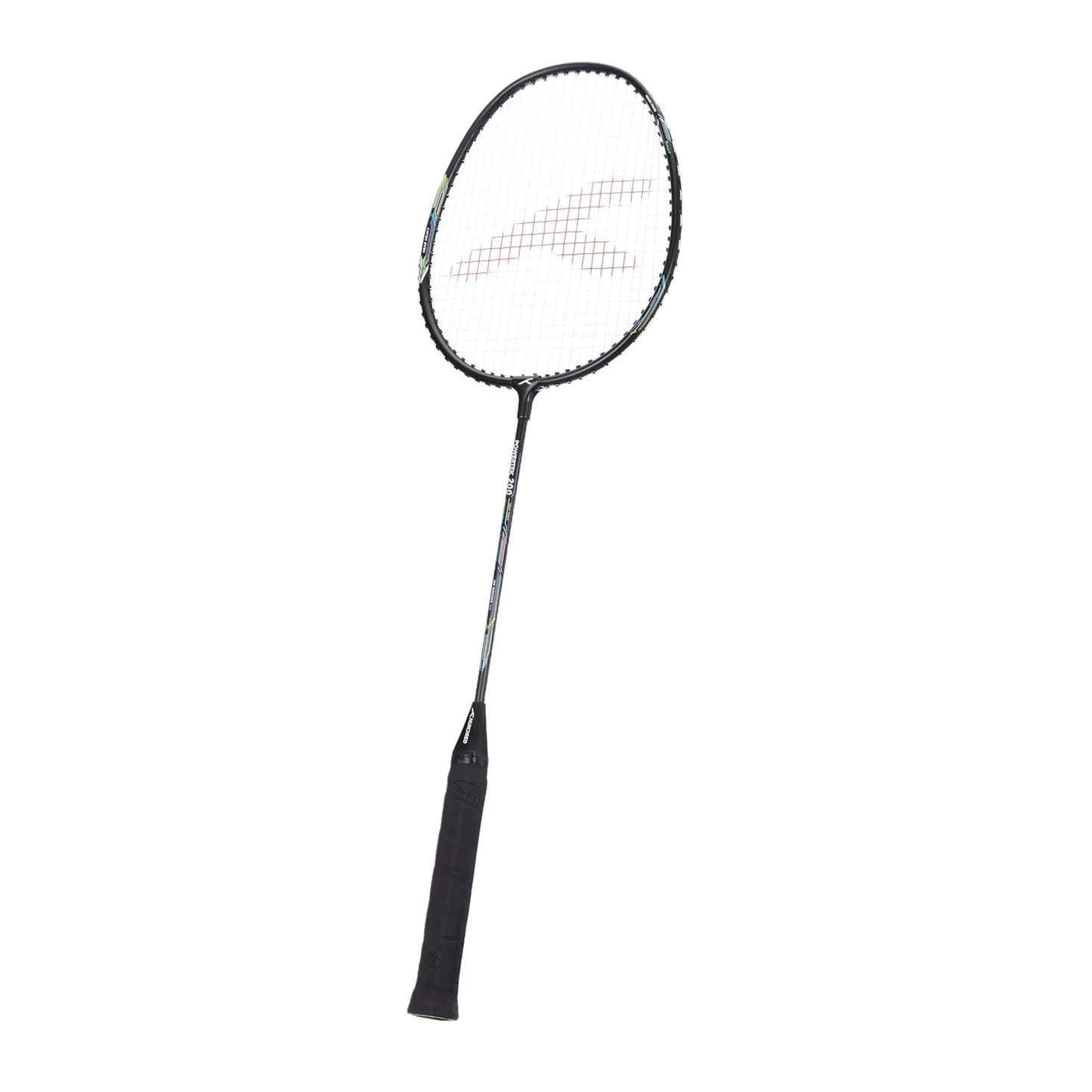 HUNDRED Powertek 200 PRO Strung Badminton Racquet with Head Cover | Material: Aluminium | Intermediate Level | Weight: 95gm | Maximum String Tension- 18-20lbs