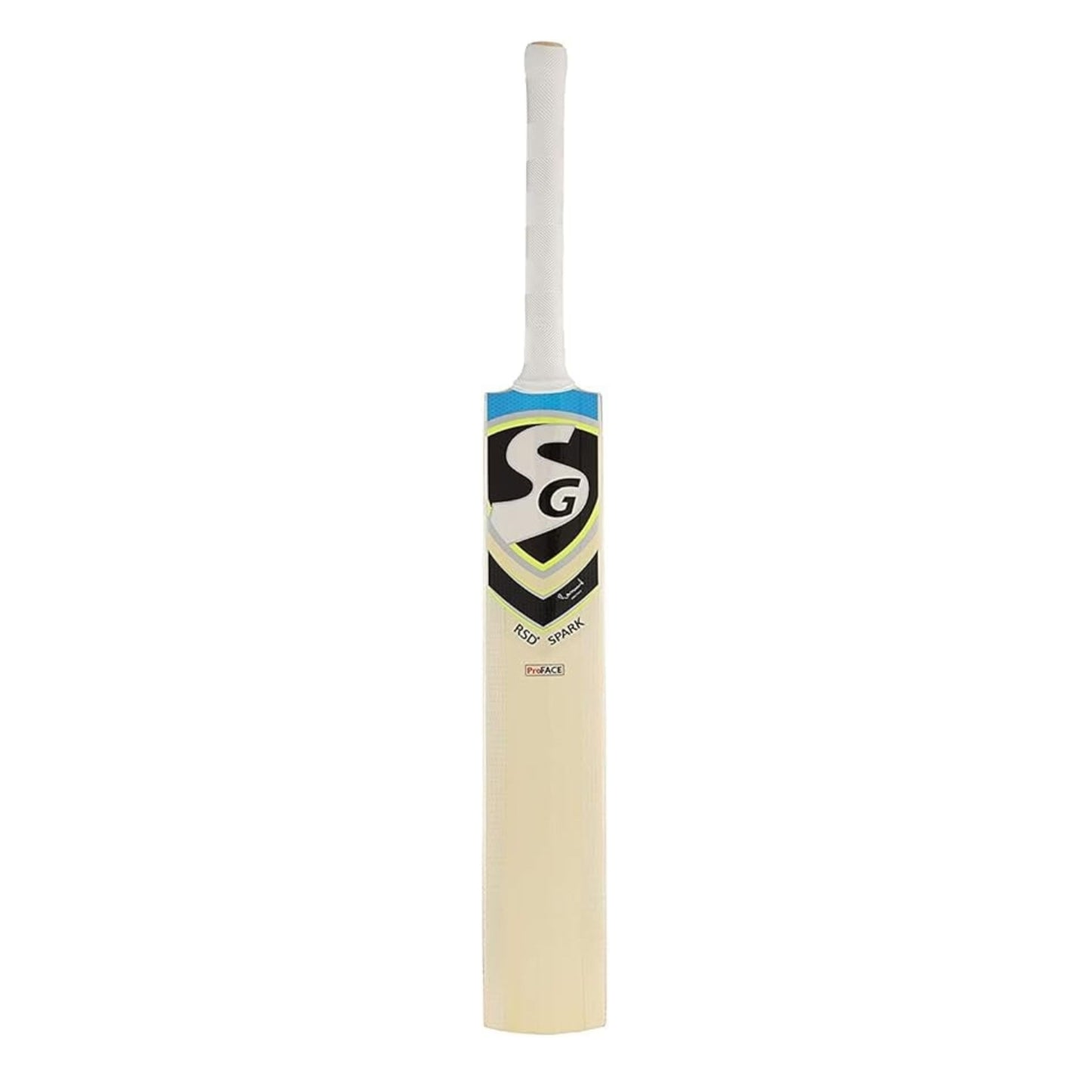 SG RSD Spark Cricket Bat for Mens and Boys (Beige, Size -4) | Material: Kashmir Willow | Lightweight | Free Cover | Ready to Play | for Intermediate Player | Ideal for Leather Ball | Grade 1
