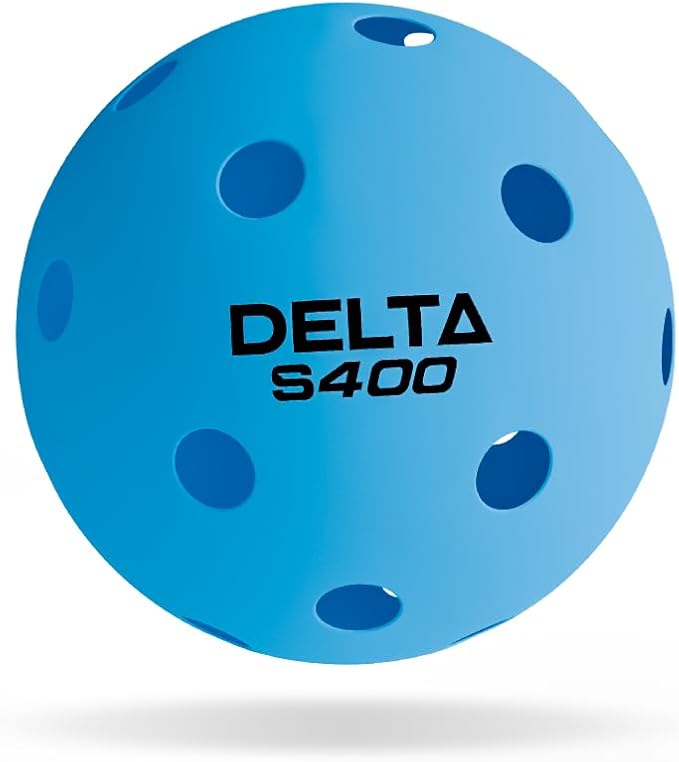 Hundred Delta Pro Pickleball Balls | Pack of 4 | USA Pickleball Approved | Hole Design | Tournament Ball
