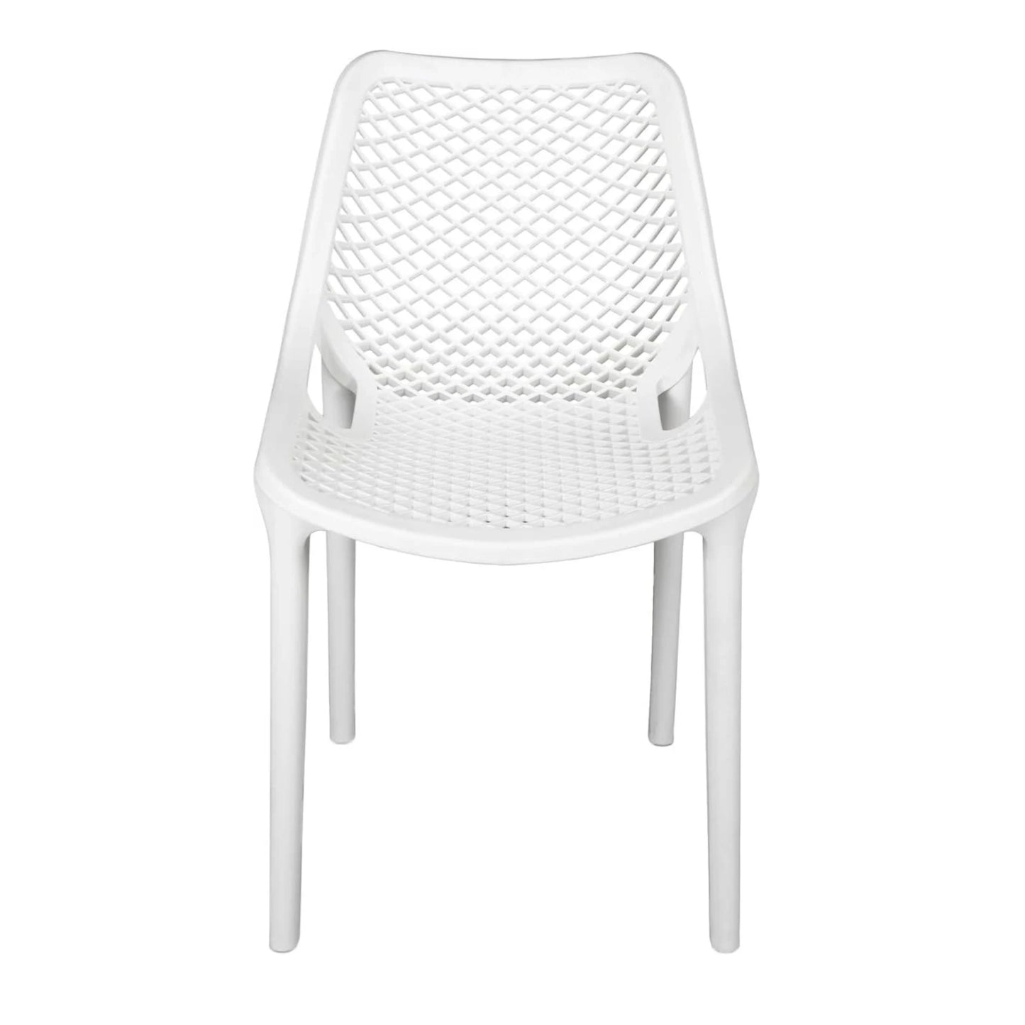 Nilkamal Vento Chair | Plastic Mid Back with Arm Chair | Chairs for Home| Dining Room| Bedroom| Kitchen| Living Room| Office - Outdoor - Garden | Dust Free | 100% Polypropylene Stackable Chairs