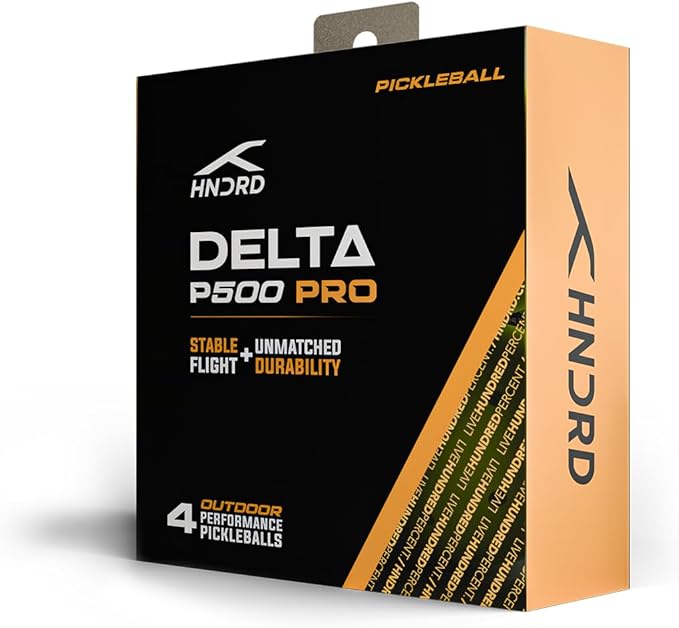 Hundred Delta Pro Pickleball Balls | Approved by USA Pickle ball | Hole design | Tournament ball