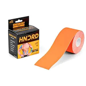 HUNDRED Kinesiology Tape| Light Green,Pink,Orange,Light Blue,Dark Blue,Black | Size: 5 Meters | Unisex | Cotton/Elastic | Muscle Soreness & Pain Relief | Boosted Performance, Circulation and Body Awareness | Future Injury Prevention