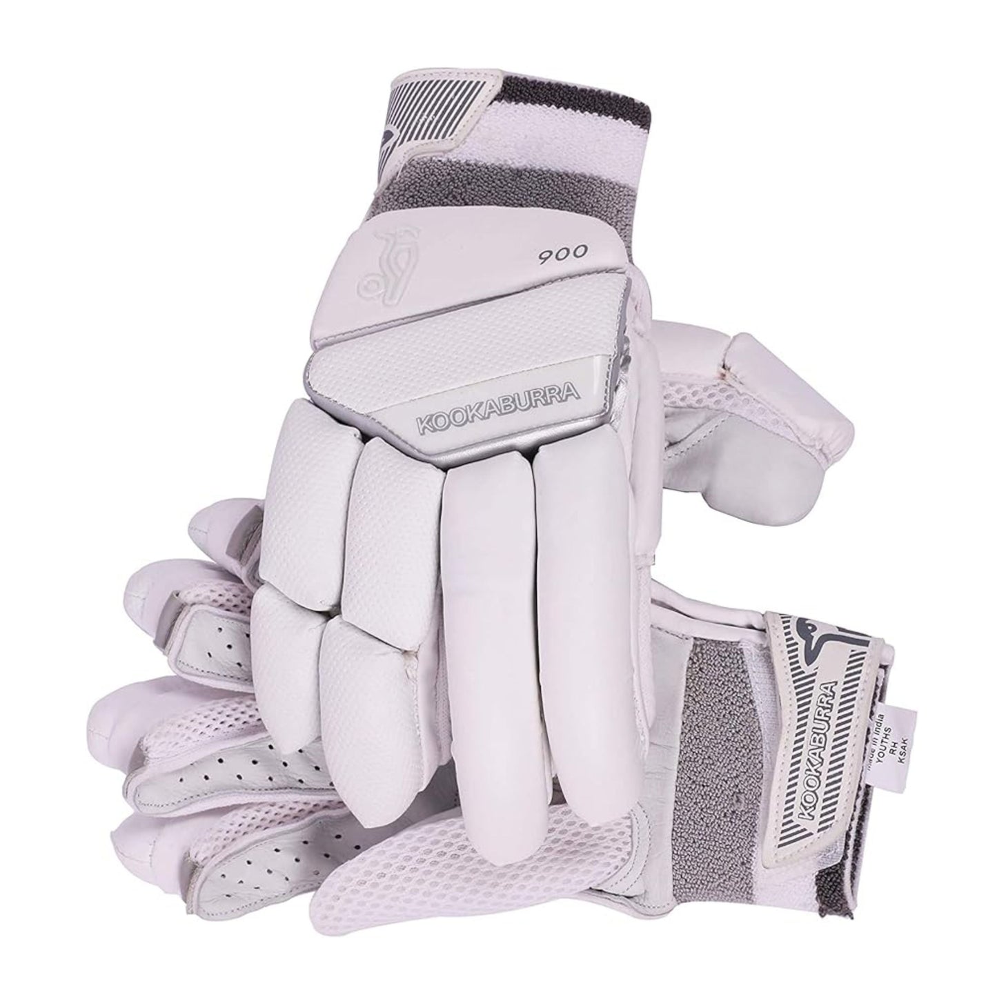Kookaburra Ghost 900 Batting Gloves RH Mens | Cotton | for Beginner and Intermediate Players | Lightweight with Good Protection