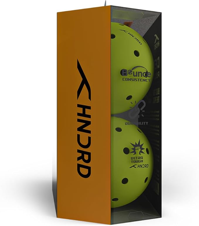 Hundred Delta Pro Pickleball Balls | Approved by USA Pickle ball | Hole design | Tournament ball