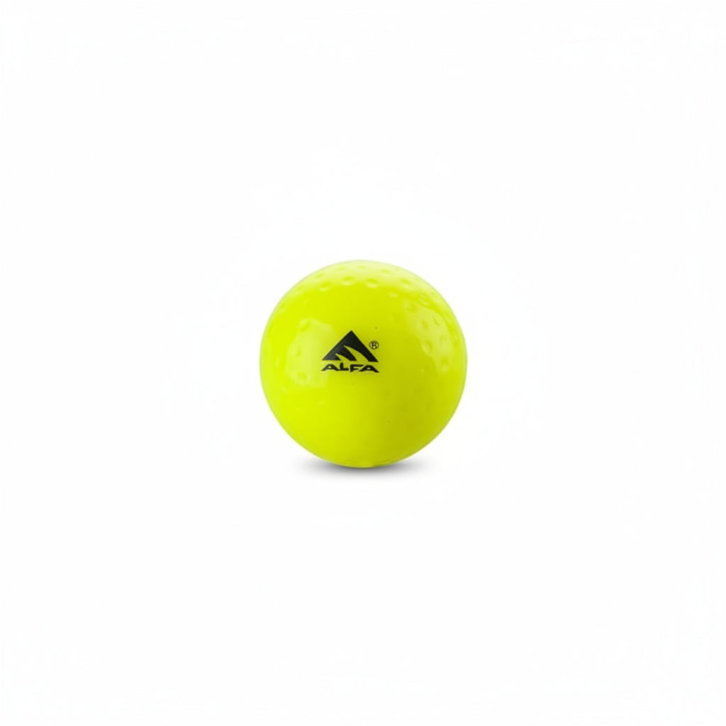ALFA AB-93 Dimple Field Hockey Ball | Color : White | Size : Standard | PU Material |Precision and Control | Optimal Performance |Training and Matches.