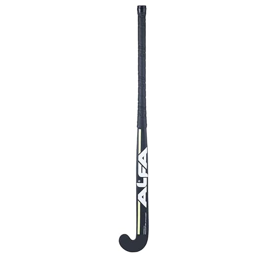 ALFA Y-30 Junior Hockey Stick | Color: Purple | Size: 30β | Material: 10% Carbon | Gender: Unisex | Lightweight Design | Ergonomic Grip | Durable Build | Enhanced Control | Precision Play