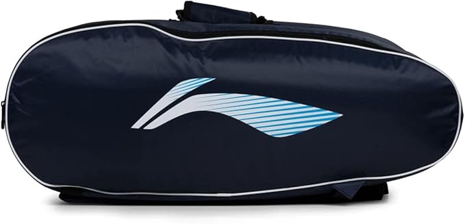 Li-Ning Spike 6-in-1 Badminton Duffle Kit Bag | 3 Easy Access Spacious Compartments | Easy Carry Handle | Adjustable Buckle & Padded Shoulder Straps | Material: Polyester