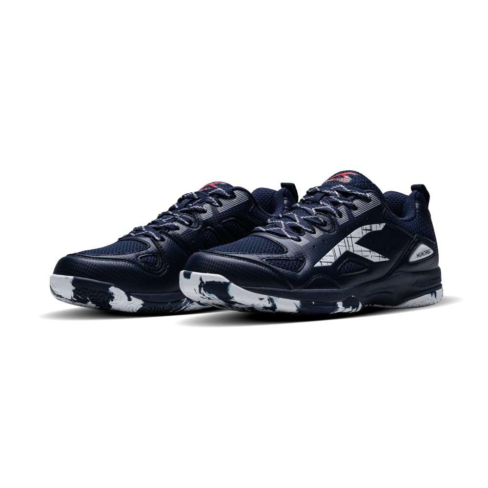 Hundred Galaxy Non Marking Badminton Shoes | Also Perfect for Squash, Table Tennis, Volleyball, Basketball & Indoor Sports | Lightweight & Durable