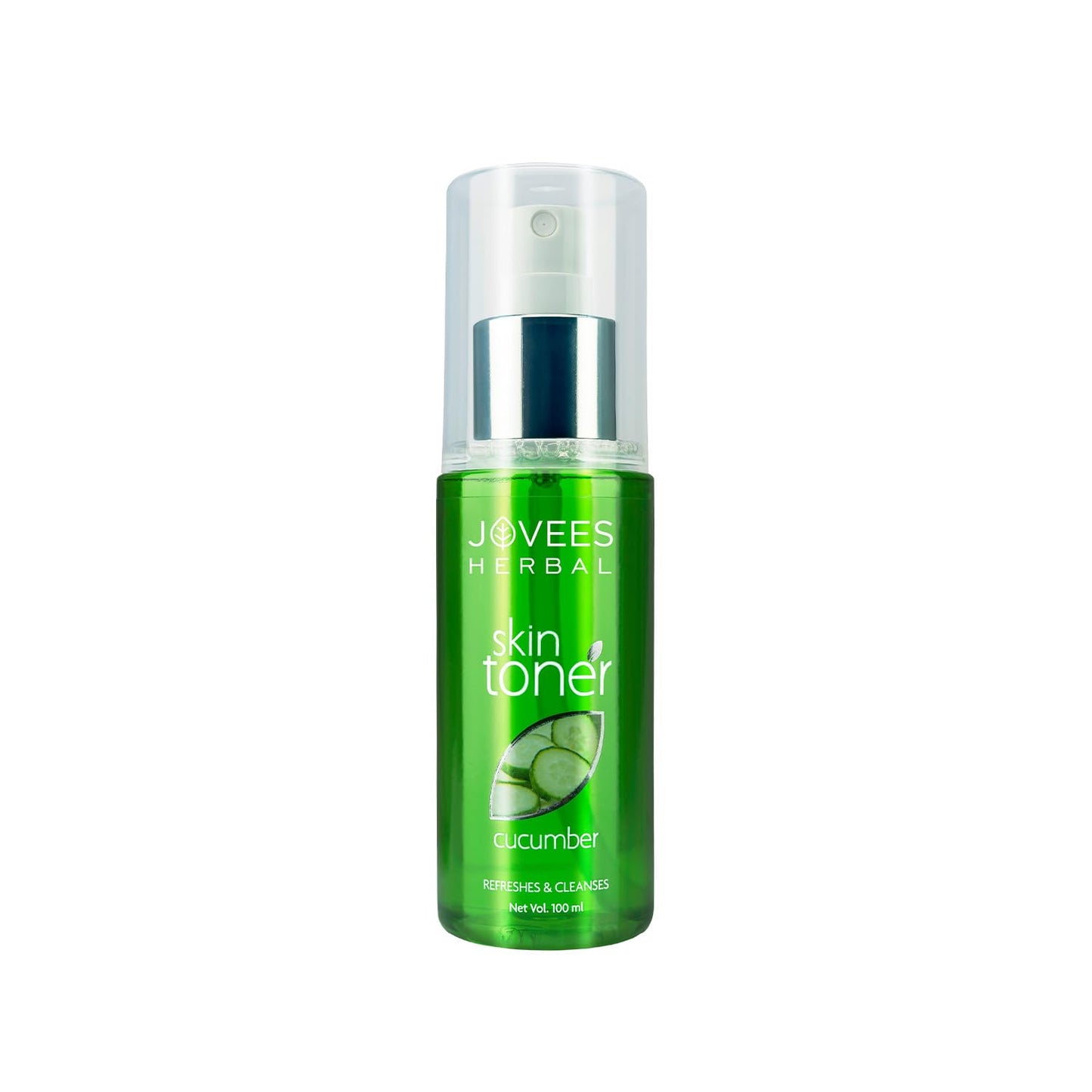 Jovees Herbal Cucumber Skin Toner (100ml) Toner for Oily & Acne Prone Skin | Cleansing Hydrating And Pore Tightening | 100% Natural | Aloe Vera | Paraben & Alcohol Free | All Skin Types