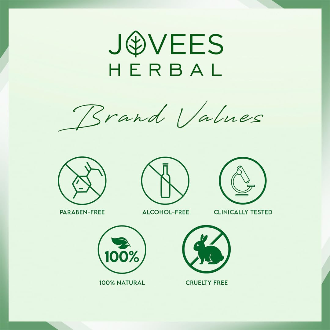 Jovees Herbal Neem Face Wash With Neem & Tea Tree Extracts (120ml) For Oily & Acne Prone Skin | Deep Cleansing | Oil Control | Remove Impurities | Prevents Pimples | All Type Skin | For Men & Women