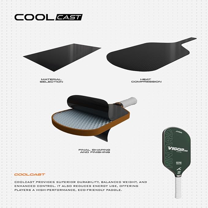 Hundred Vigor 100 USA Approved Pickleball Paddle | 13mm Core | Power Play | Free Bag Included
