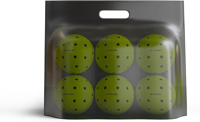 Hundred Delta Pro Pickleball Balls | Pack of 4 | USA Pickleball Approved | Hole Design | Tournament Ball