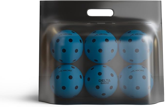 Hundred Delta Pro Pickleball Balls | Pack of 4 | USA Pickleball Approved | Hole Design | Tournament Ball