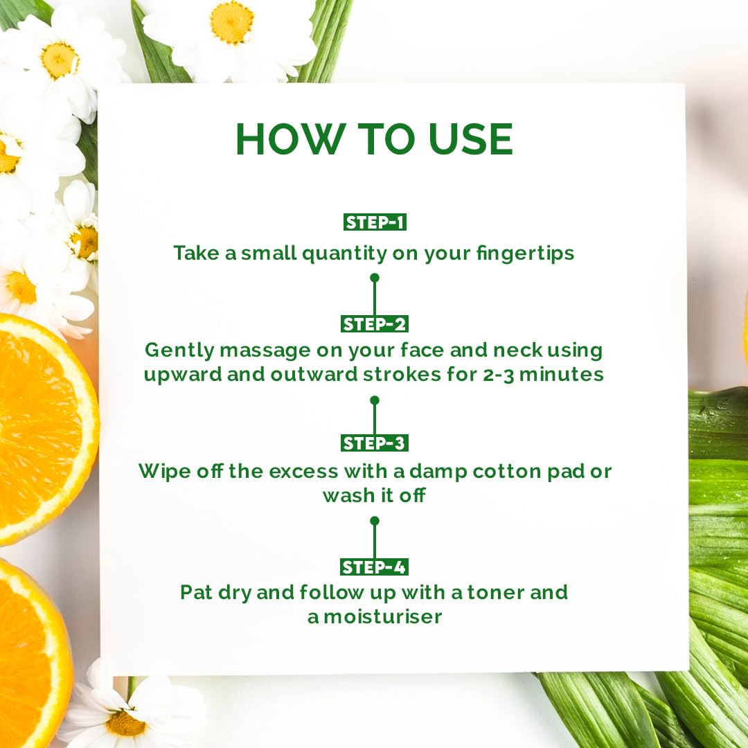 Jovees Herbal Citrus Cleansing Face Wash (200ml) Milk with Lemon Peel Extract, Almond & Coconut Oil | Glowing | Brightening | Refreshing | Lemon Peel & Sunflower Oil | For Normal & Dry Skin