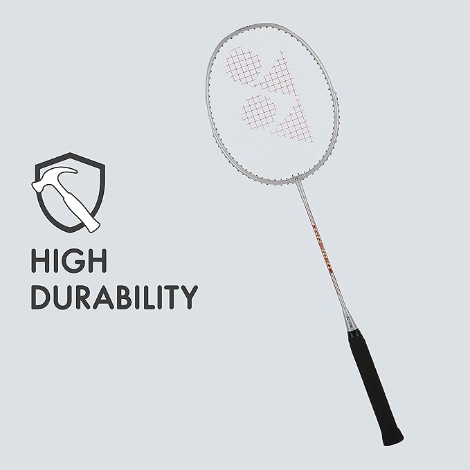 YONEX GR 303i Aluminium Strung Badminton Racket with Full Racket Cover | for Beginners | 83 Grams | High Durability