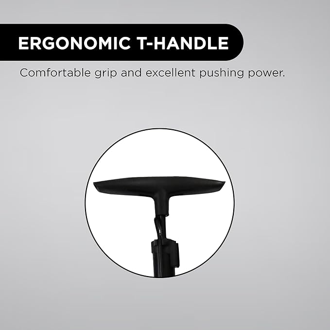Endless EL1052 160 PSI Portable Road Bike, Bicycle Floor Hand Air Pump | Material : Alloy Steel | Tire Inflator with Gauge, Rotatable Pipe Knob for Convenience | For All Inflating Purpose