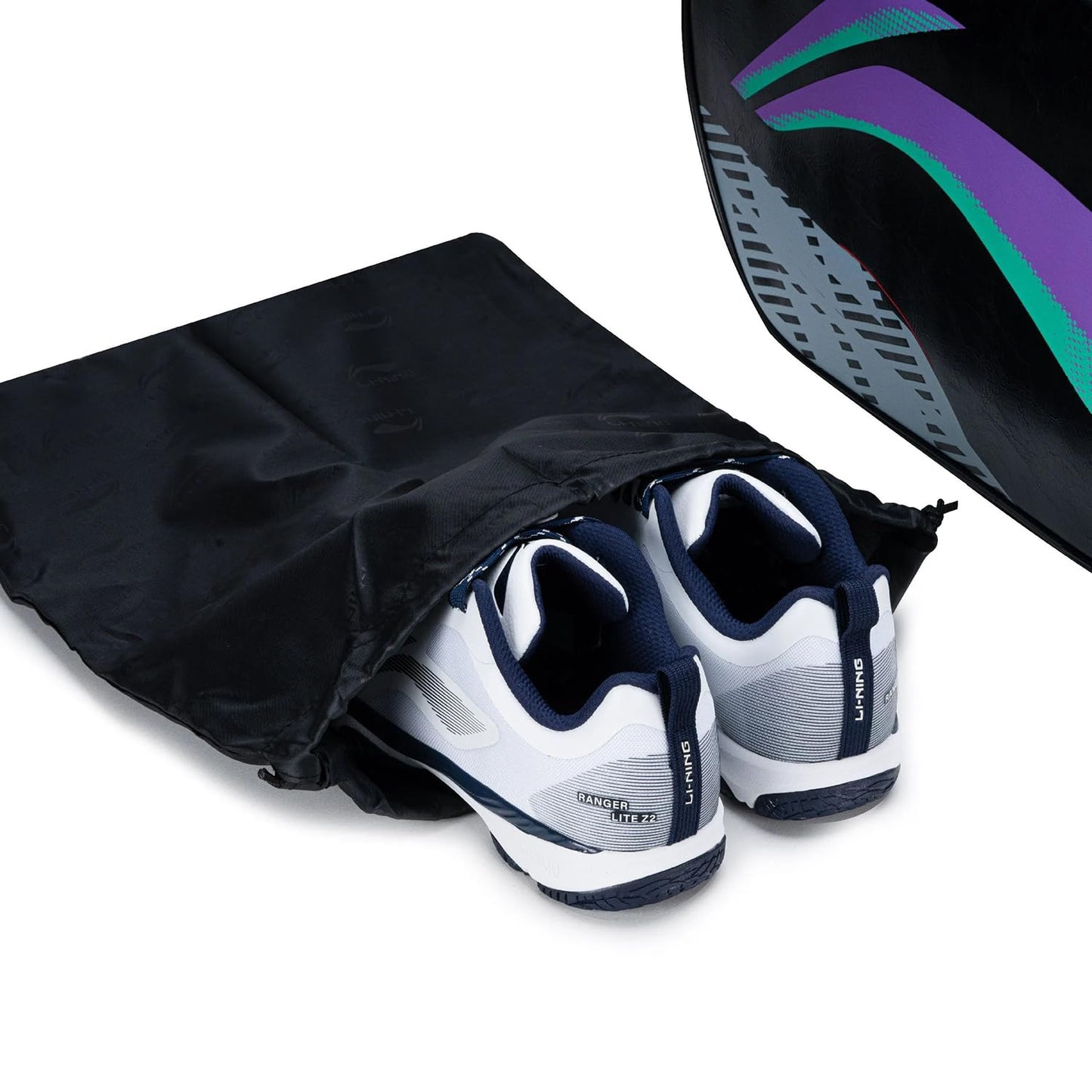 Li-Ning Dolph 6-in-1 Thermal Badminton Kit Bag | 3 Easy Access Compartments | Spacious | Without Shoulder Straps | Padded Handle | Zip Closure | For Unisex | Material: Polyester