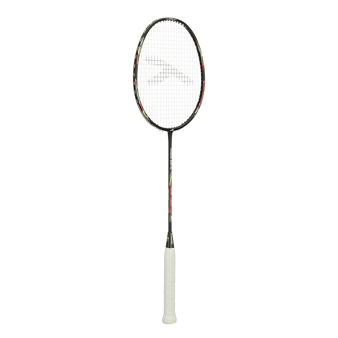 HUNDRED Powertek 2000 PRO Badminton Racquet with Full Cover | Strung | Material: Graphite | For Intermediate Players
