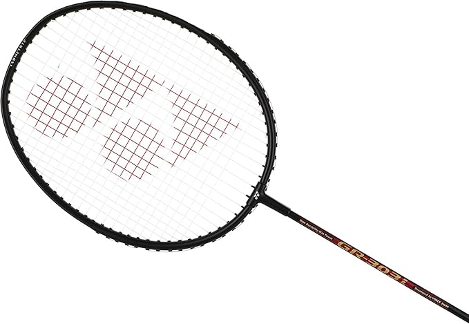YONEX GR 303i Aluminium Strung Badminton Racket with Full Racket Cover | for Beginners | 83 Grams | High Durability