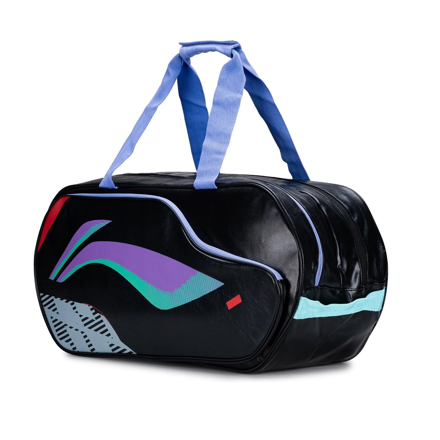 Li-Ning Dolph 6-in-1 Thermal Badminton Kit Bag | 3 Easy Access Compartments | Spacious | Without Shoulder Straps | Padded Handle | Zip Closure | For Unisex | Material: Polyester