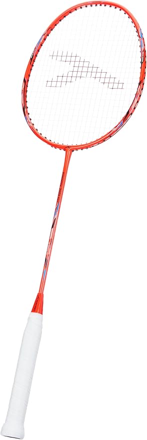 HUNDRED Powertek 2000 PRO Badminton Racquet with Full Cover | Strung | Material: Graphite | For Intermediate Players