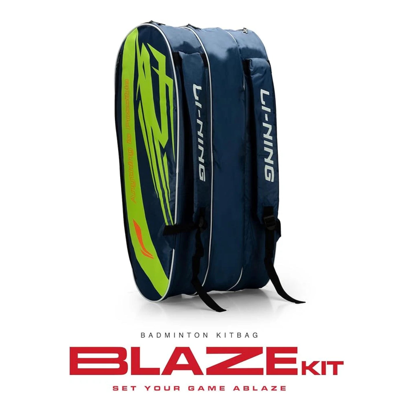 Li-Ning Blaze Triple Zipper Polyester Badminton Kit Bag