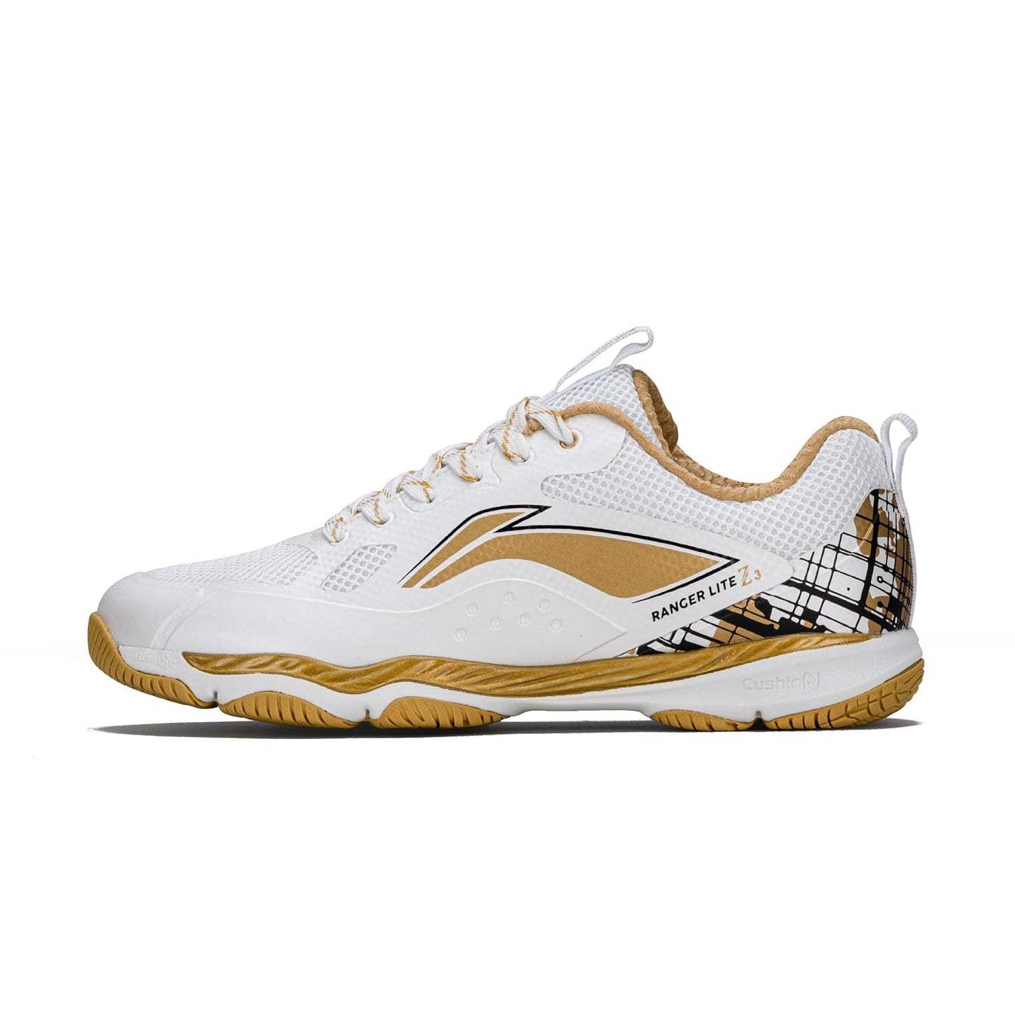 Li-Ning Ranger Lite Z3 Non-Marking Unisex Badminton Shoes | Lightweight | Shock Absorption, Breathable Sports Footwear | Material: Polyester