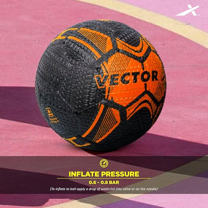 Vector X Street Soccer Rubber Moulded Football Size-5