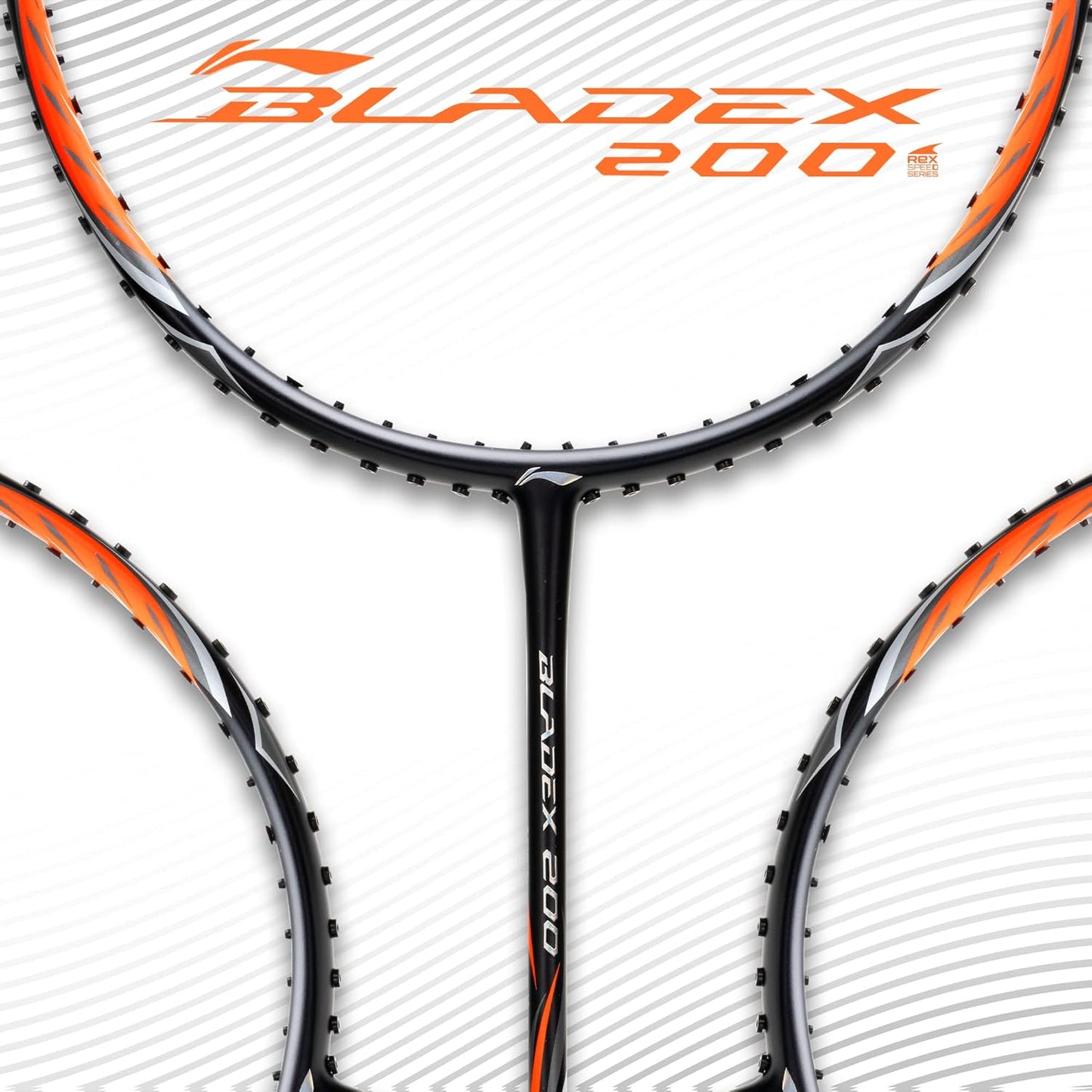 Li-Ning BladeX 200R Carbon Fibre Strung Badminton Racquet with Full Cover | For Professional | Light Head | Dynamic Optimum Frame | Maximum String Tension- 27lbs