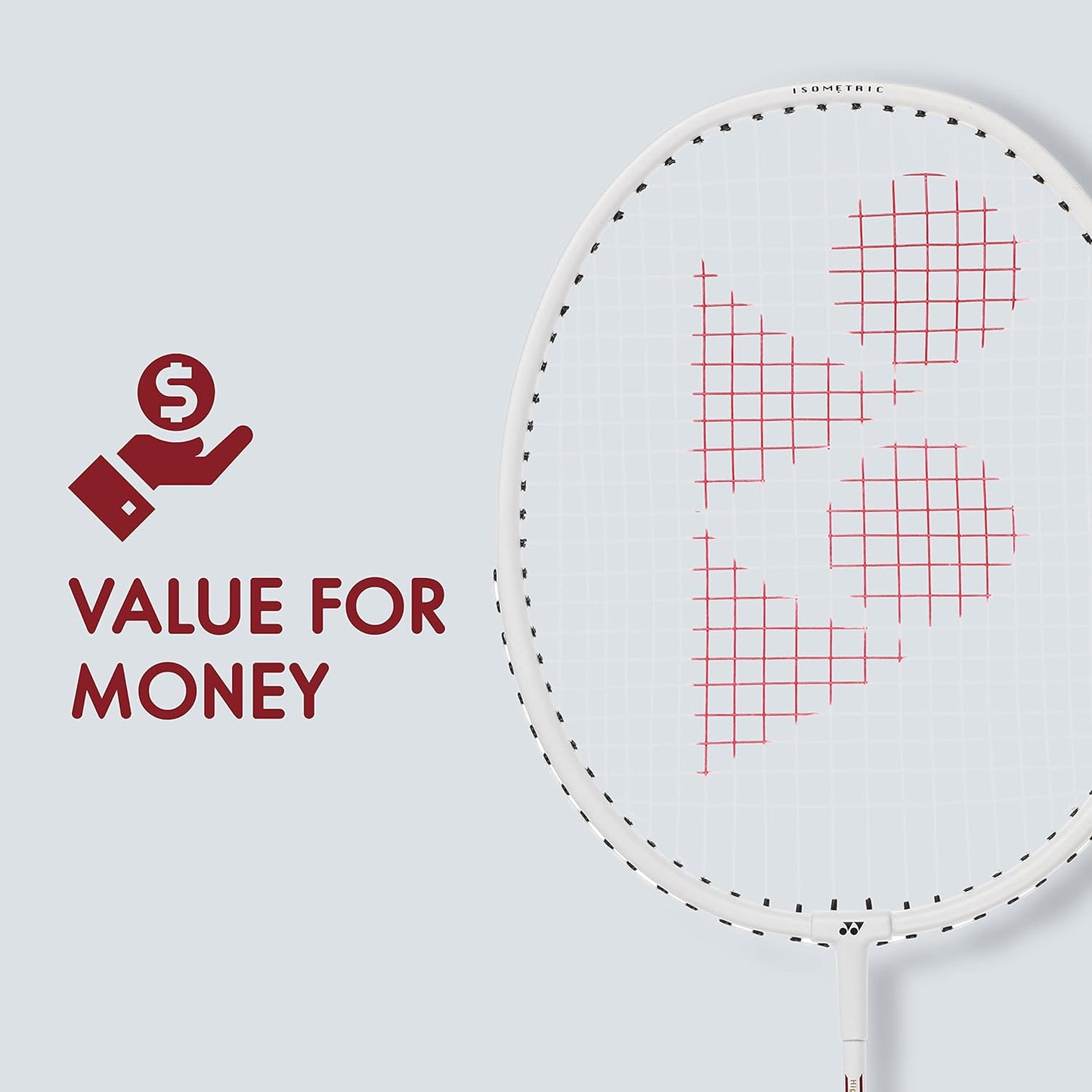 YONEX GR 303i Aluminium Strung Badminton Racket with Full Racket Cover | for Beginners | 83 Grams | High Durability