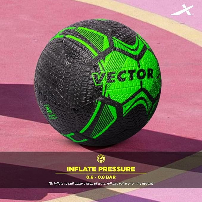 Vector X Street Soccer Rubber Moulded Football Size-5