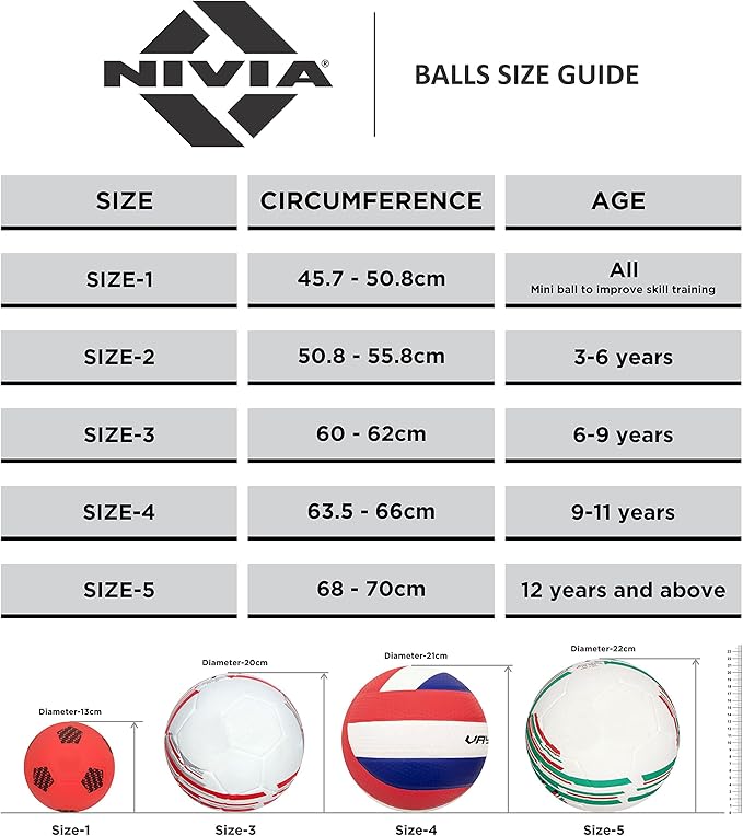 NIVIA Country Color Molded Football