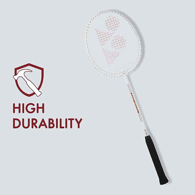 YONEX GR 303i Aluminium Strung Badminton Racket with Full Racket Cover | for Beginners | 83 Grams | High Durability