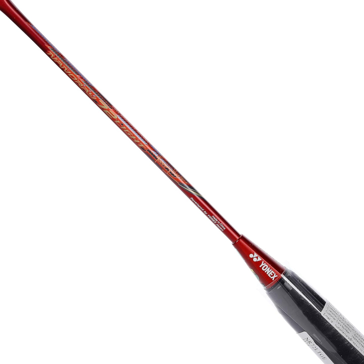 YONEX NANORAY 72 Light Badminton Racquet | Dark Red | 5U G4 | NANOMETRIC | X-FULLERENE | AERO+Box Frame | Isometric | Solid Feel Core | New Built-in T-Joint | China | Developed in Japan