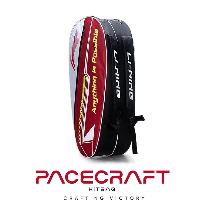 Li-Ning PaceCraft Double Zipper Polyester Badminton Kit Bag