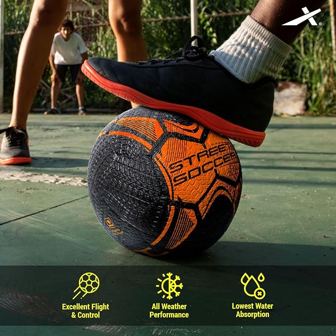 Vector X Street Soccer Rubber Moulded Football Size-5