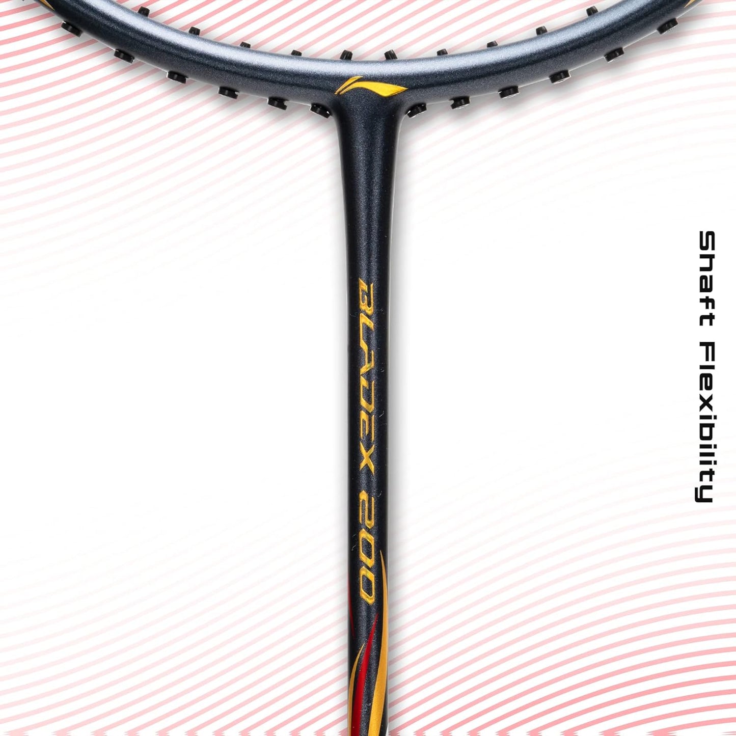 Li-Ning BladeX 200R Carbon Fibre Strung Badminton Racquet with Full Cover | For Professional | Light Head | Dynamic Optimum Frame | Maximum String Tension- 27lbs