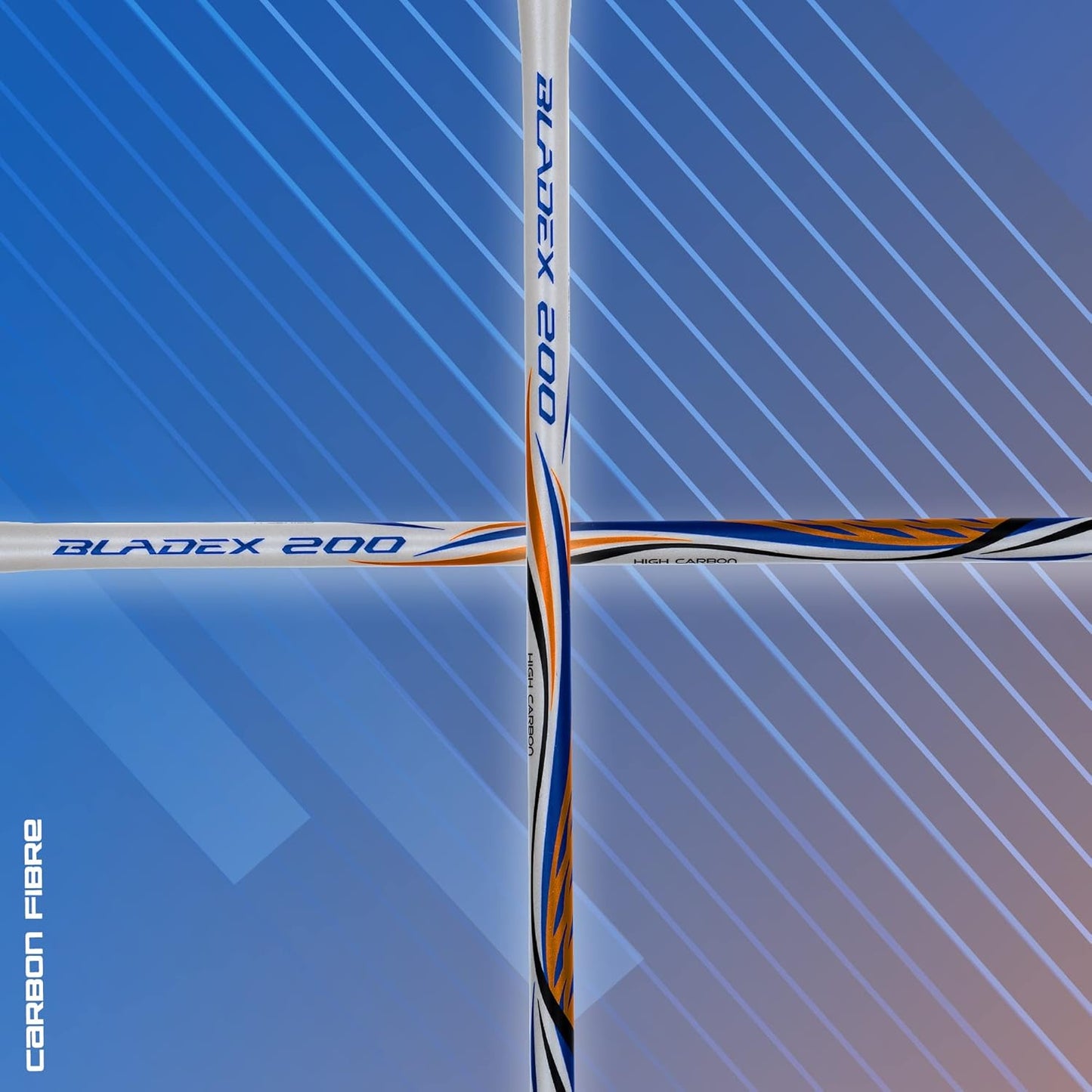 Li-Ning BladeX 200R Carbon Fibre Strung Badminton Racquet with Full Cover | For Professional | Light Head | Dynamic Optimum Frame | Maximum String Tension- 27lbs