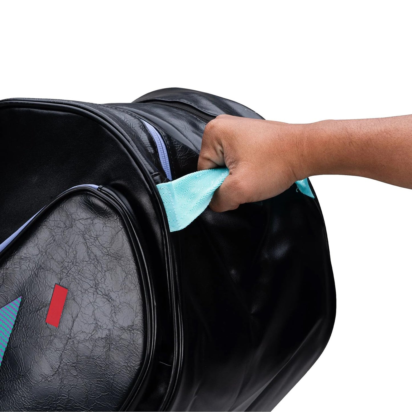 Li-Ning Dolph 6-in-1 Thermal Badminton Kit Bag | 3 Easy Access Compartments | Spacious | Without Shoulder Straps | Padded Handle | Zip Closure | For Unisex | Material: Polyester