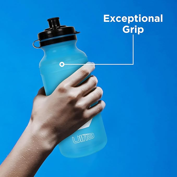 Nivia Ultra Sipper Bottle for Men & Women (Grey, Capacity - 600 ml) | Material - Polyvinyl Chloride | for Sports | Cycling | Gym | Running | Training | Gym Water Bottles | Kids Water Bottles