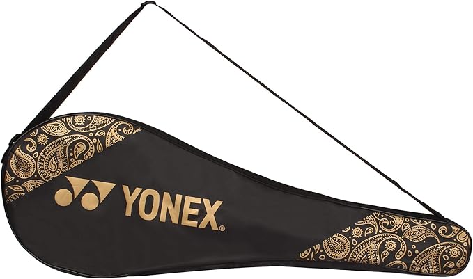YONEX ZR111 Light Aluminium Strung Badminton Racket with Full Racket Cover | for Beginners | 95 Grams |Isometric Head Shape