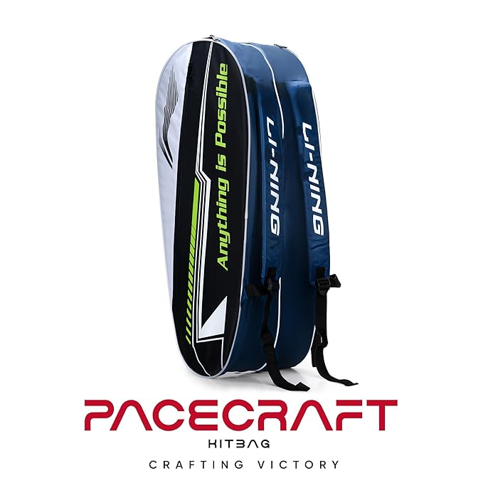 Li-Ning PaceCraft Double Zipper Polyester Badminton Kit Bag