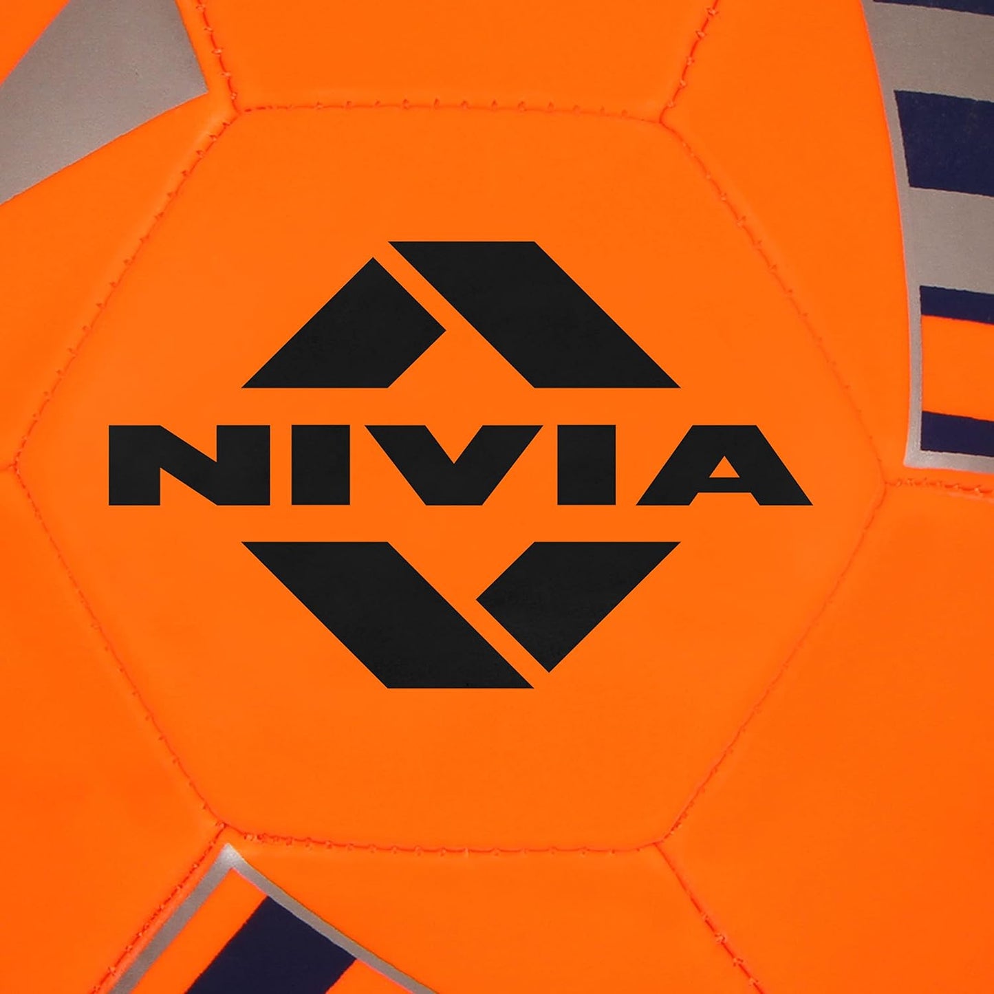 Nivia Blade Size 3 Football - Orange/PVC Outer | Machine Stitched | Durable Training Ball | Ideal for Matches | Soccer Gear