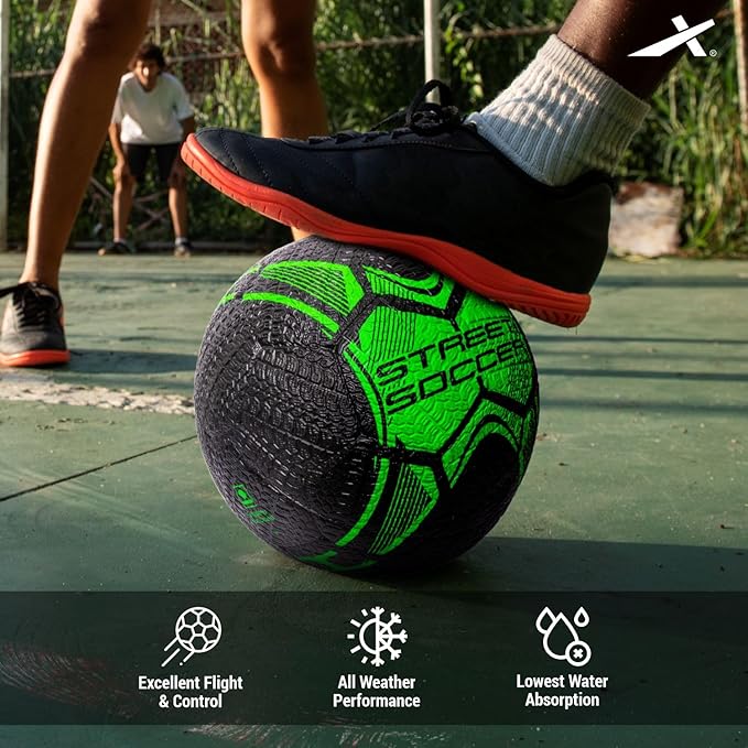 Vector X Street Soccer Rubber Moulded Football Size-5