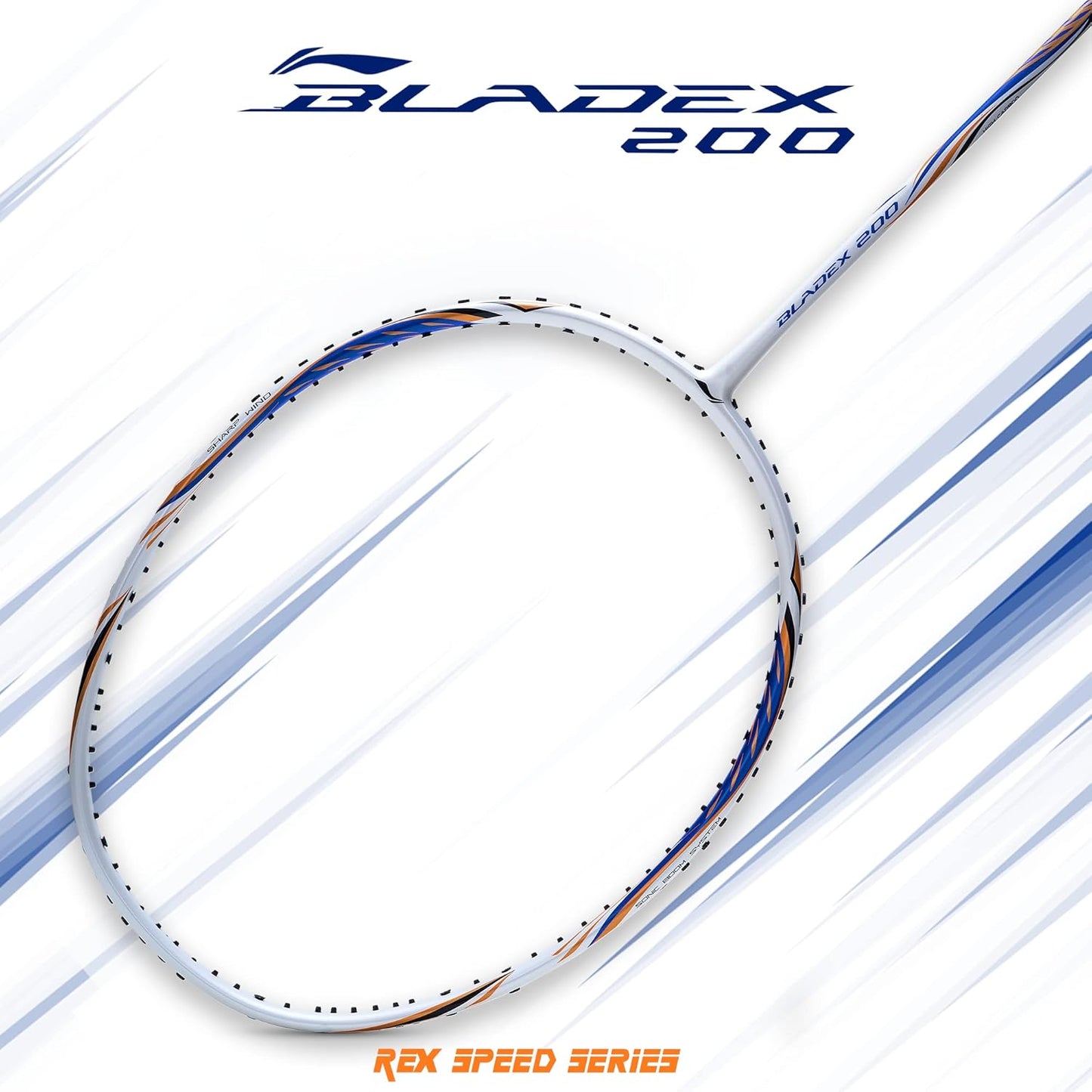 Li-Ning BladeX 200R Carbon Fibre Strung Badminton Racquet with Full Cover | For Professional | Light Head | Dynamic Optimum Frame | Maximum String Tension- 27lbs