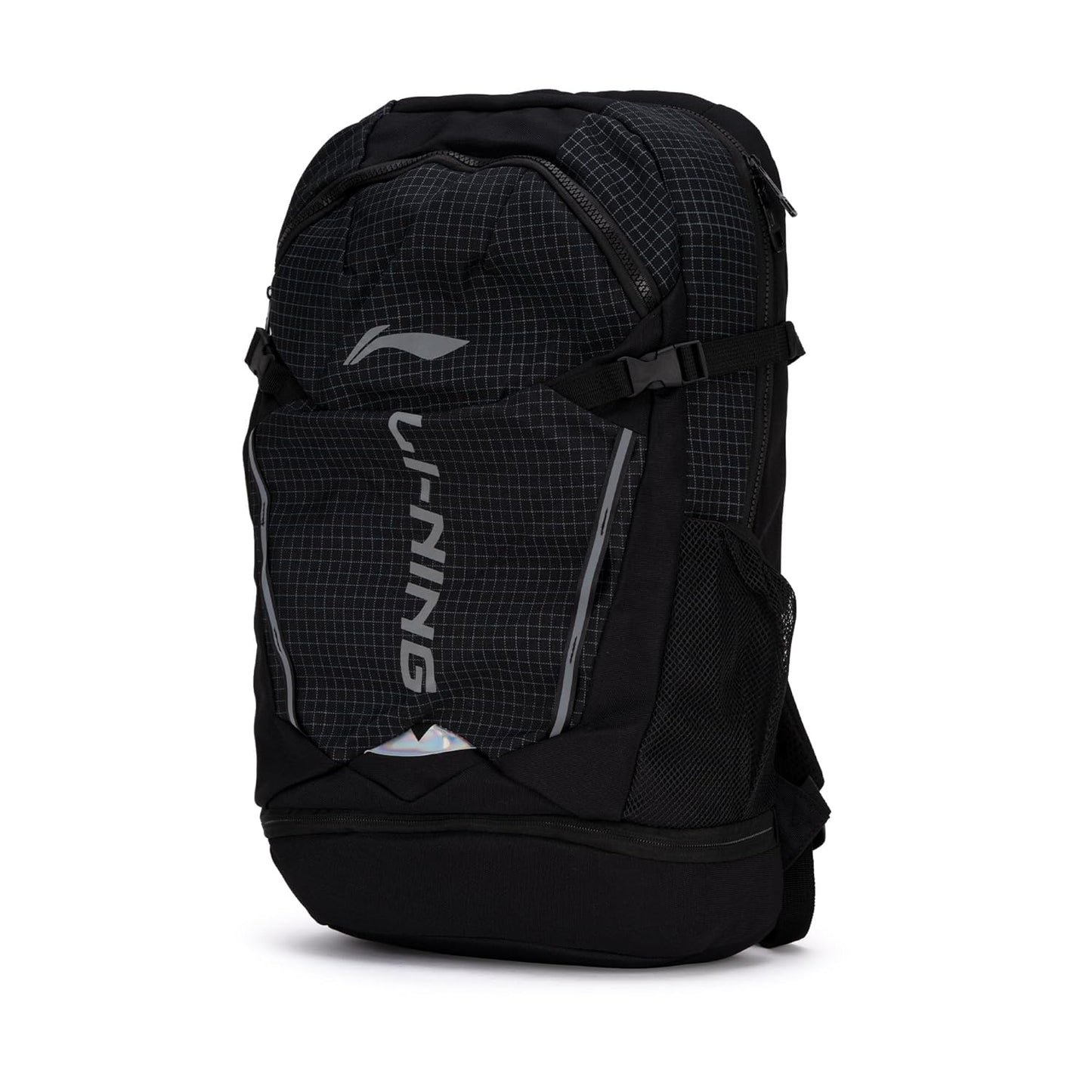 Li-Ning Gear Glide Backpack | 3 Compartments | Cushioned Straps and Back Panel | Perfect for Gym, Work & Everyday Activities | Durable Polyester Construction