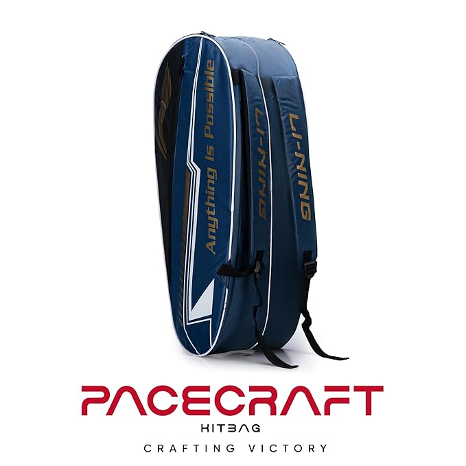 Li-Ning PaceCraft Double Zipper Polyester Badminton Kit Bag