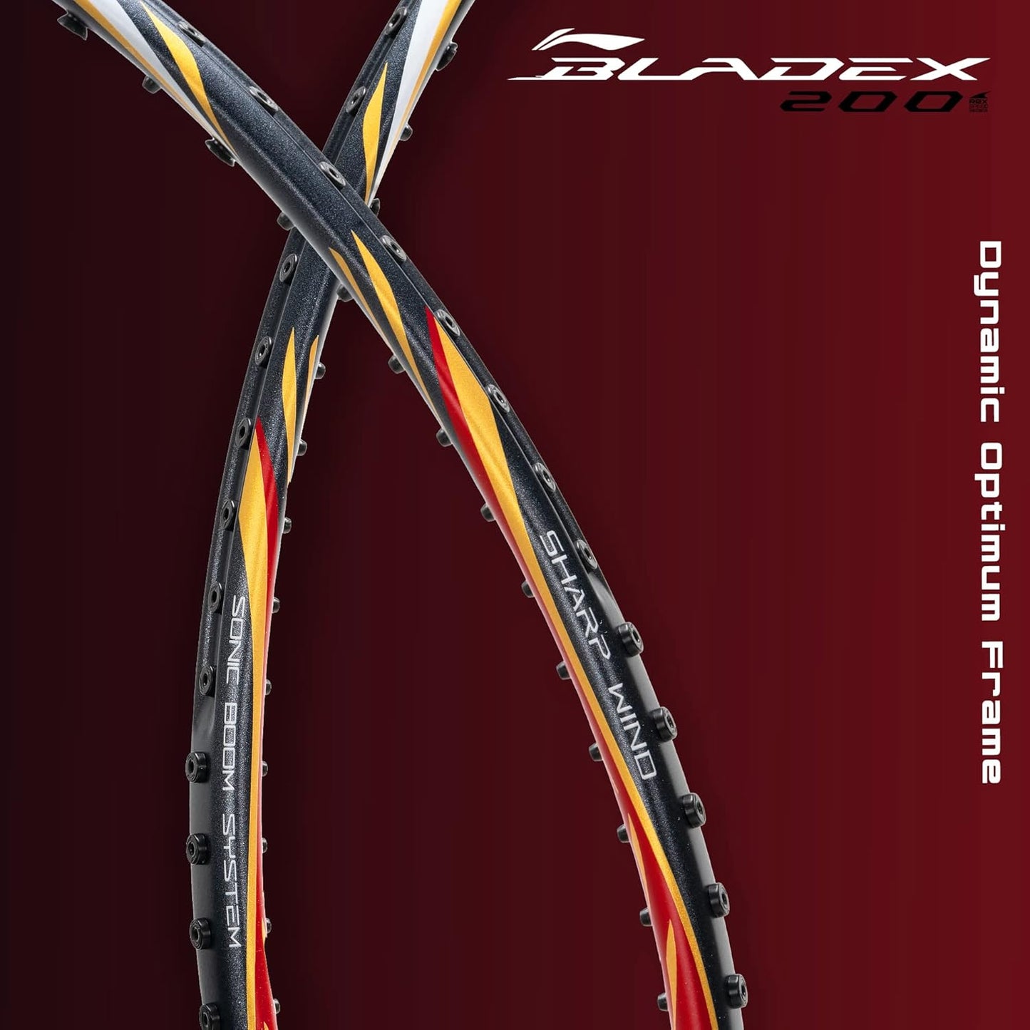 Li-Ning BladeX 200R Carbon Fibre Strung Badminton Racquet with Full Cover | For Professional | Light Head | Dynamic Optimum Frame | Maximum String Tension- 27lbs