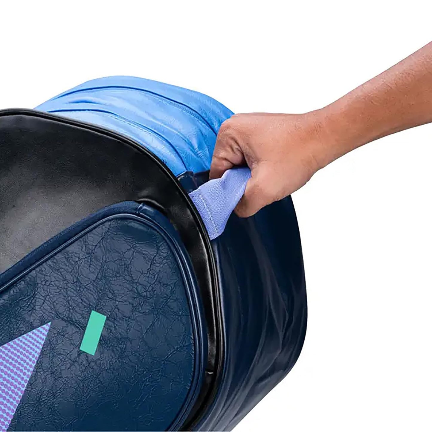 Li-Ning Dolph 6-in-1 Thermal Badminton Kit Bag | 3 Easy Access Compartments | Spacious | Without Shoulder Straps | Padded Handle | Zip Closure | For Unisex | Material: Polyester